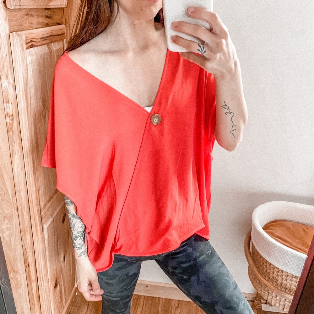 Bp. Coral Flowy Tee